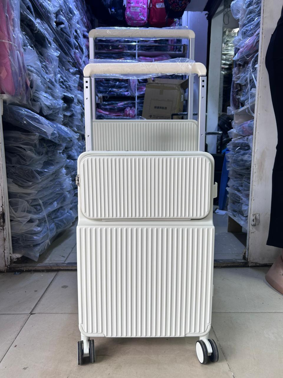 Cream Travel Bag